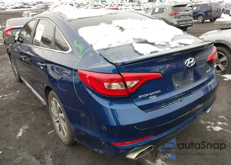2016 Hyundai Sonata Sport z USA, uszkodzony, nr VIN 5NPE34AF5GH300914